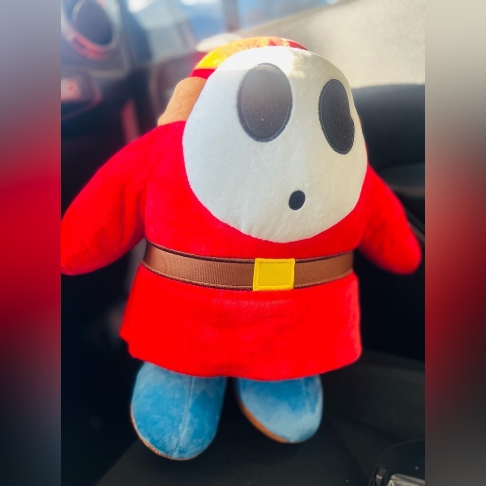 Nintendo Super Mario Bros Shy Guy Plush Toy Video Game LARGE 16"
